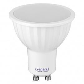 Лампа GLDEN-MR16-7-230-GU10-6500