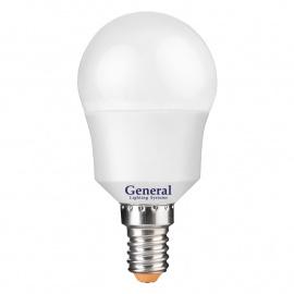 Лампа GLDEN-G45F-7-230-E14-6500