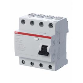Выключатель дифференциальный (УЗО)  40А/300мА 4P FH204 тип AC (ABB)