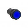 Кнопка синяя d22мм LED 220В 1з SW2C-10D (EKF)