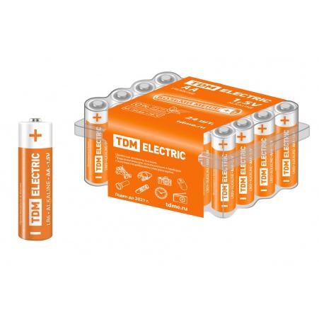 Элемент питания LR6 AA Alkaline 1,5V BOX-24 TDM