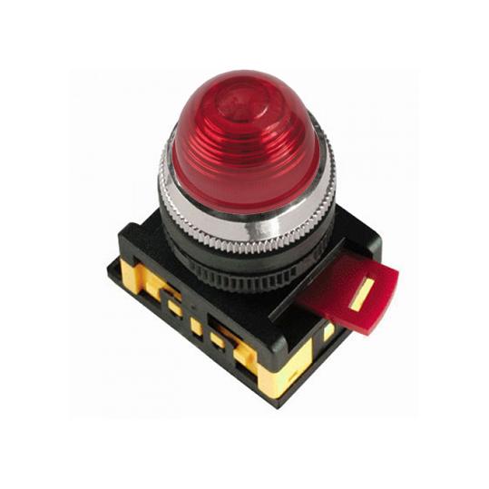 Светосигнальный индикатор красный неон d22мм 230В AL-22 (EKF)  