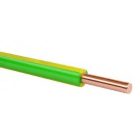 Провод ПуВ (ПВ-1) 1х2,5 ГОСТ (500м), желто-зеленый