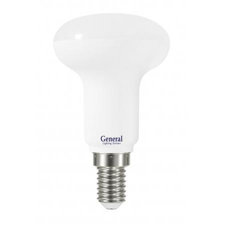 Лампа GLDEN-R50-7-230-E14-6500