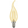 Лампа GLDEN-CWS-7-230-E14-4500 1/10/100 золотое стекло