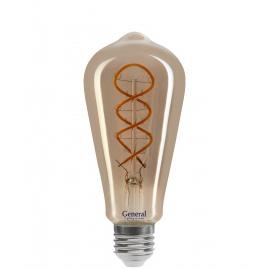 Лампа GLDEN-ST64DSS-6-230-E27-1800 1/5/20