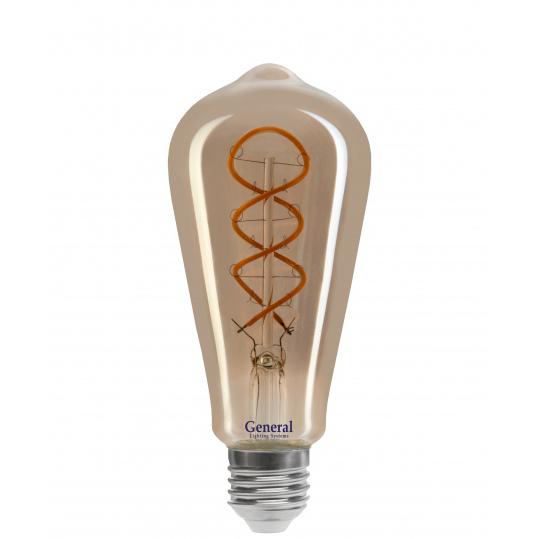 Лампа GLDEN-ST64DSS-6-230-E27-1800 1/5/20
