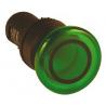 Кнопка "Грибок" зеленая d22мм LED 220В 1з+1р SW2C MD (EKF)
