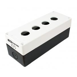 Корпус КП104 для кнопок 4места белый TDM