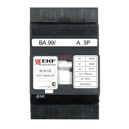   40А 3P ВА-99/125 25кА (EKF) 