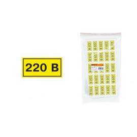 Символ "220В" 20х40мм TDM