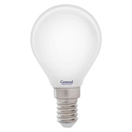 Лампа GLDEN-G45S-M-8-230-E14-4500  1/10/100