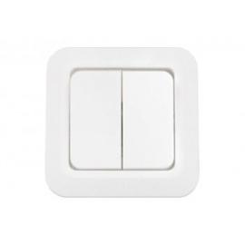 Выключатель скр/уст 2-кл. IP20 6А белый С54-001 (60)