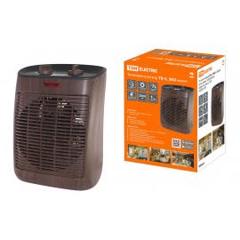 Тепловентилятор ТВ-4, "ЭКО", 2000 Вт, регул. мощн. (1200/2000 Вт), термостат, венге, TDM