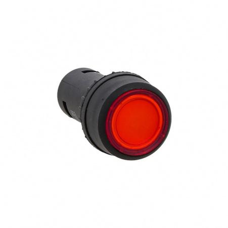 Кнопка красная d22мм LED 220В 1з SW2C-10D (EKF)