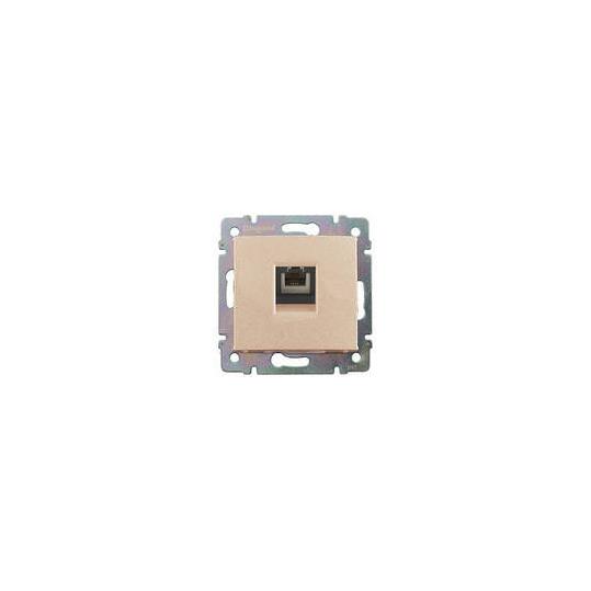 Розетка телефонная скр/уст RJ-11 слоновая кость  "Valena" (Legrand) 774338