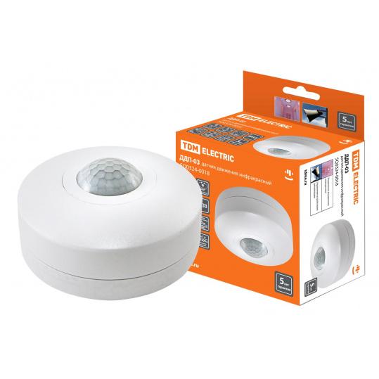 ДДП-03 1200Вт, 10-900с, 6м , 3+Лк, 120(сбоку)+360(сверху)гр IP33, TDM