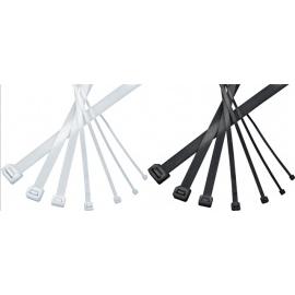 Хомут белый 3,0х200 мм нейлон (100 шт/уп) (КВТ)