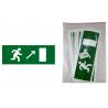 Знак "Направление к эвакуационному выходу направо вверх" 350х124мм для ССА TDM