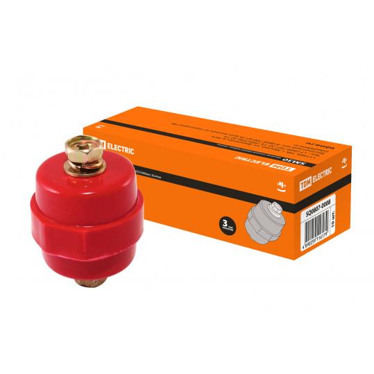 Изолятор SM30 силовой Н30хD27хМ6мм с болтом TDM