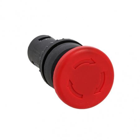 Кнопка "Грибок" красная поворотная d22мм 1з+1р SW2C 11 MZ (EKF)