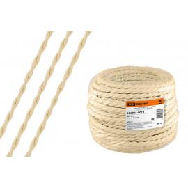 Ретро провод "Эко" 2х2,5 витой ГОСТ бежевый (20м) TDM