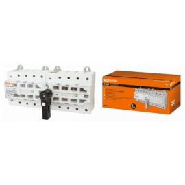 Рубильник модульный с видимым разрывом, реверсивный РМВ-63 4П 63A TDM