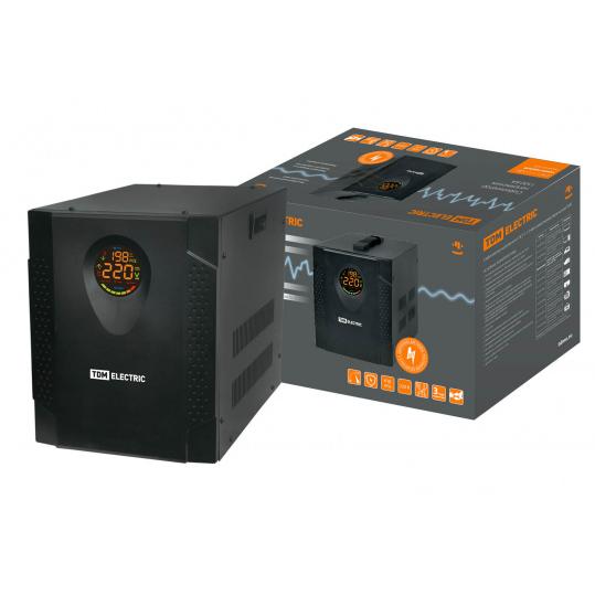 Стабилизатор напряжения СНС1-1-1,5 кВА симисторный переносной TDM