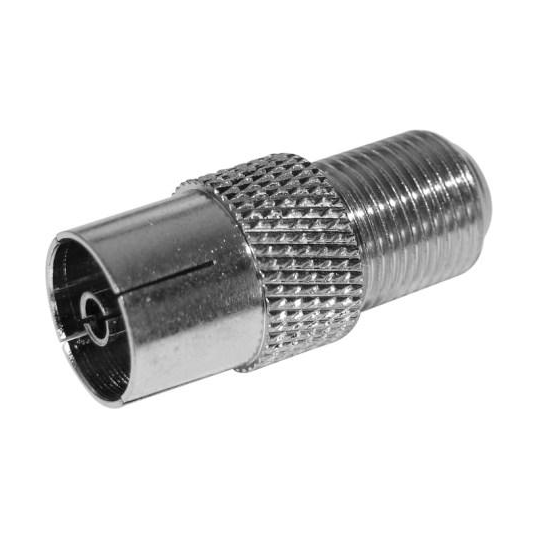 Переходник гнездо F - гнездо TV (м) (03-084) Rexant (100шт/уп)