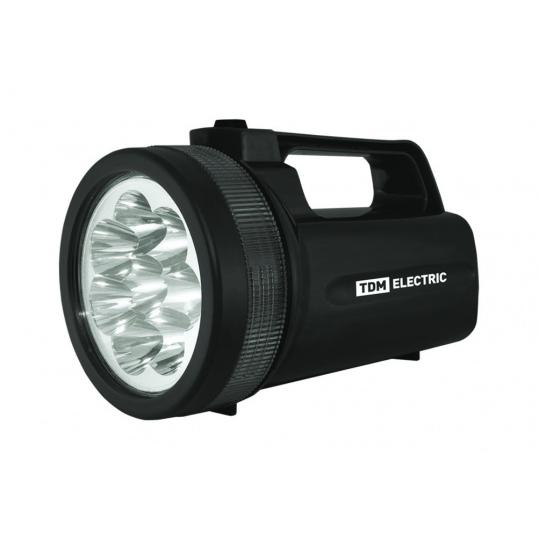 Фонарь "Прожектор", светодиодный, 12 светодиодов 36 лм/Вт, бат. 4*D TDM