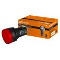 Лампа AD-22DS(LED)матрица d22мм красный 36В AC/DC TDM