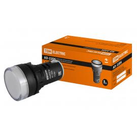 Лампа AD-22DS(LED)матрица d22мм белый 110В AC/DC TDM