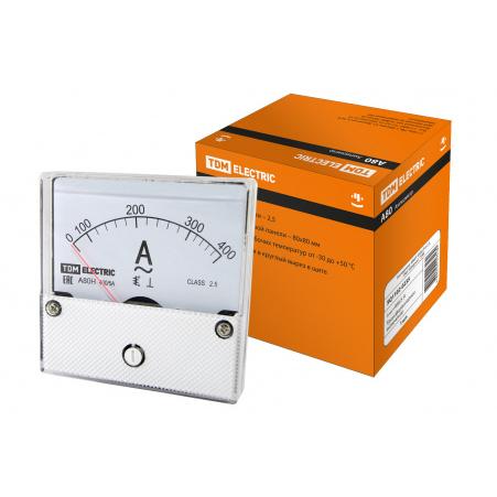 Амперметр А80Н  400А/5А-2,5, (без поверки), TDM