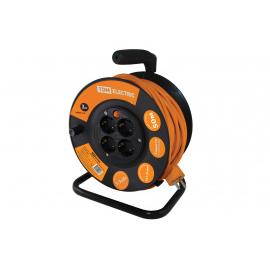 Удлинитель силовой УКз16-004 TDM (4 места/50м ПВС 3х1,0)