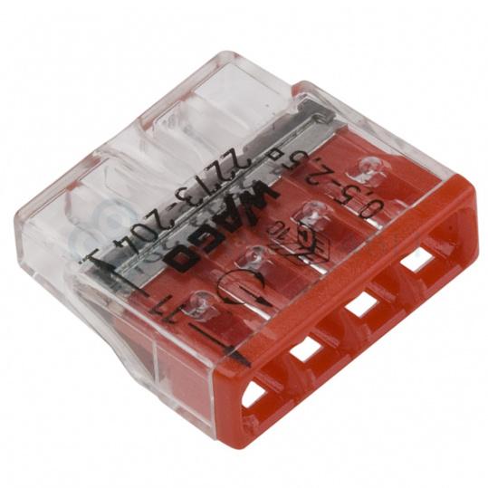 Клемма 2273-204 4х0,5-2,5 кв.мм Cu (100 шт/уп) (WAGO)