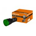 Лампа AD-16DS(LED)матрица d16мм зеленый 36В AC/DC TDM