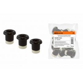 Керамический проходной изолятор для провода черный (25шт) TDM