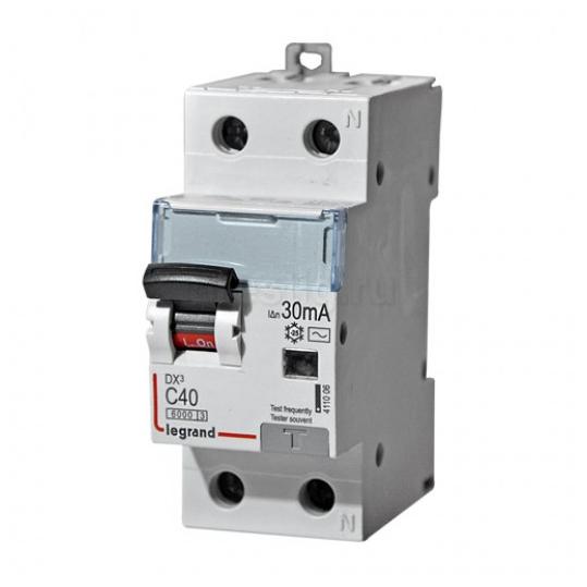 Диф.авт АВДТ DX3 16А/ 30мА 2P C16 тип AC (Legrand) 07886 (411002)