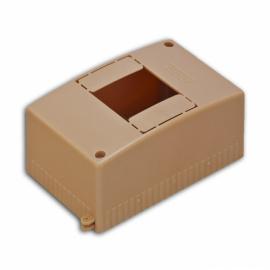 Бокс навесной IP20  4 мод. (коричневый) (RUVINIL)