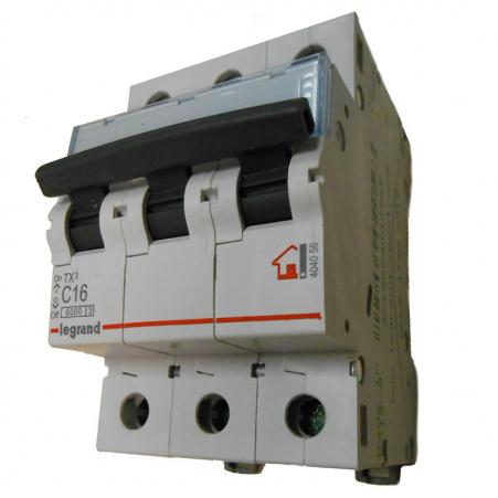 Автоматический выключатель   20А 3P ТX3 (LR) C20 6кА (Legrand) 604836 (404057)