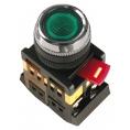 Кнопка  ABLFS-22 прозрачный d 22мм неон/240В 1з+1р  (ИЭК)