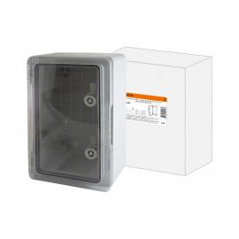 Бокс пластиковый ЩМП-0-7, прозр., крышка ABS, IP65, -45 до +75 С, навесной, (600x400x200) TDM