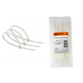 Хомут 4,8х300мм нейлон (белый) (100шт) TDM