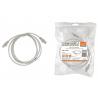 Патч-корд народный U/UTP Cat 5e 4PR 24AWG PVC, литой 0,5 м, серый