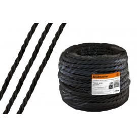 Ретро провод "Эко" 3х1,5 витой ГОСТ черный (50м) TDM