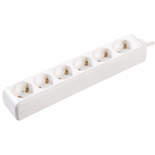 Удлинитель У06 6 мест 2P+PE/3м 3х1мм2 16А/250В IEK