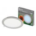 Светильник ультратонкий встраиваемый светодиодный "Даунлайт" СВО (хром) 24 Вт 4000К TDM