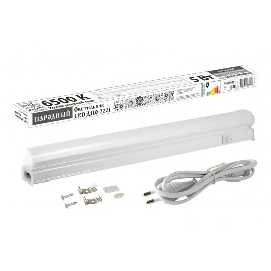 Светильник LED ДПО 2001 5 Вт, 6500К, IP40, Народный
