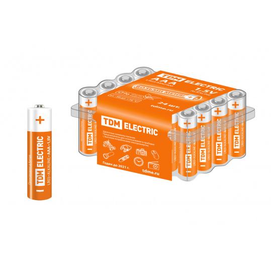 Элемент питания LR03 AAA Alkaline 1,5V BOX-24 TDM