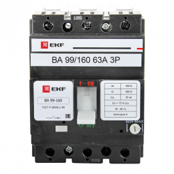   63А 3P ВА-99/160 35кА (EKF)